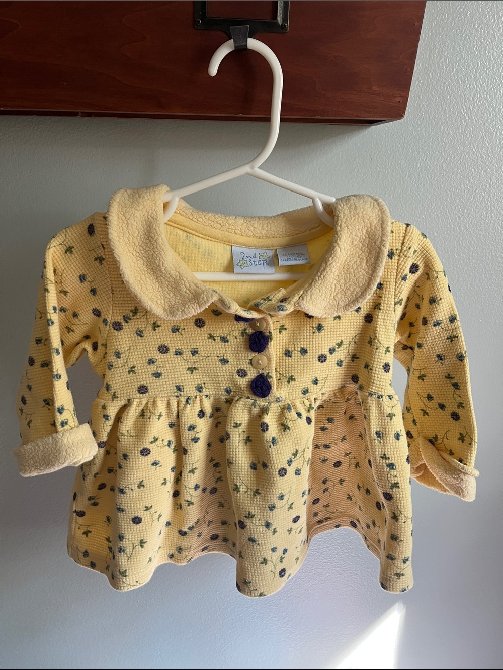 Vintage 2nd Step Yellow Floral Dress/Top